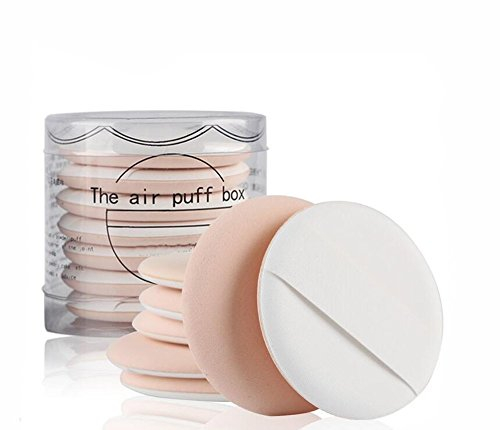 Lot de 7 pièces d'éponges à coussin d'air pour maquillage - Multifonction - Éponge à poudrer - Double usage humide et sec - Éponge à maquillage avec boîte