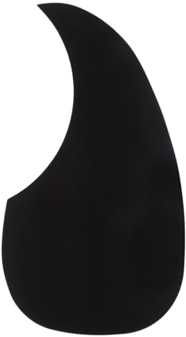 Musiclily Pro Teardrop Akustikgitarre Schlagbrett Pickguard Schwarz | Selbstklebender,für Martin D28 Style Folk Gitarre