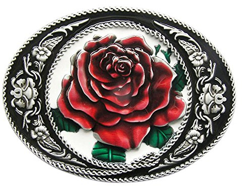 Bältesspänne varje stil är unik (3D059), Antiksilver, en storlek