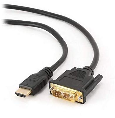 GEMBIRD - Cavo HDMI a DVI CC-HDMI-DVI-0.5M (0,5 m), colore: Nero