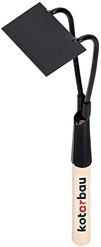 KOTARBAU® Mini Hacke Rechteck 50 x 93 mm mit Zinken für kleine Pflanzen Kleinhacke Unkrauthacke Gartenhacke Pflanzhacke Gartenwerkzeug zum Umpflanzen Jäten Gartenpflege
