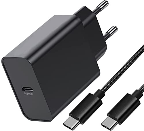 45W Chargeur USB C Rapide et Câble pour Samsung Galaxy S24 S25 Ultra/S23 Plus/S23/S22 Ultra/S22+/S21 S20 FE,Note 10 Plus/20 Ultra,A54 5G/A14 A34 A53 A23 A33 A55,Tab S7 S8 S6,Prise Adaptateur Secteur