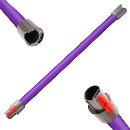 Qygba Tubo de Extensión para Dyson V7 V8 V10 V11 V15 Series Aspiradora, Accesorio de Tubo Liberación Rápida Varilla Repuesto, 73 cm( Morado)