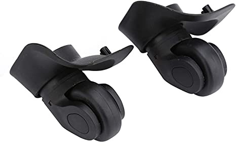 Ruedas de Equipaje Universales de PVC - 2 Unidades, Giratorias Silenciosas, Repuesto para Accesorios de Maleta