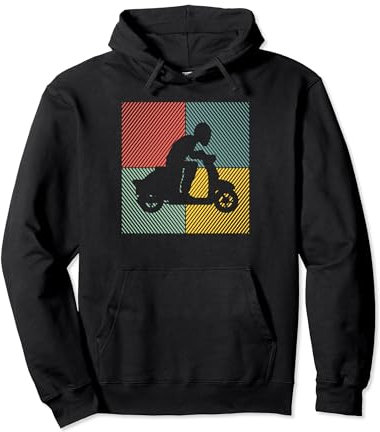 Rollerfahrer Mofa Moped Scooter-Fahrer Motorroller Pullover Hoodie