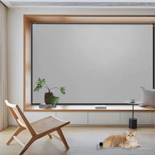 Verdunkelungsrollo für Dachfenster 140 x 210 cm, Verdunkelnd, Hitzeschutz, Blickdicht Sichtschutz, Ohne Bohren Verdunklungsrollo Sonnenschutz Rollo, mit Klettband für Auto Reisen, Grau