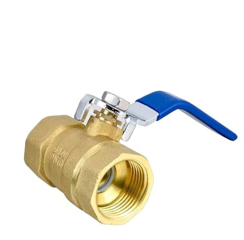 MEXEWORD 1/2 3/4 1 2 Brass BSP Thread Ball Valve With Lever Handle Copper Plumbing Tap(2)