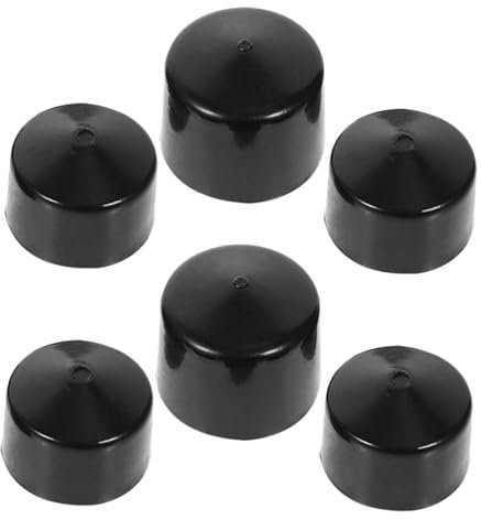 BESPORTBLE 6St Skateboard-Longboard- Pivot Cups für Longboards Lenkerbuchsen für Skateboards Skateboard-Truck-Zubehör Skateboard-Ersatzbuchsenbecher PU-Buchsen für Skateboard-Trucks Black