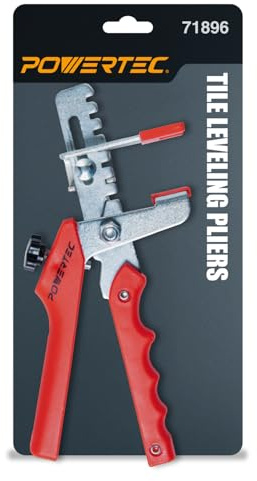 POWERTEC Tile Leveling System Tile Leveling Pliers for Floor and Wall Tile Installation, 1 Pack (71896)