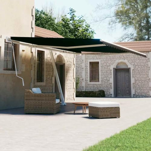 Store enrouleur manuel autoportant 600 x 300 cm Anthracite