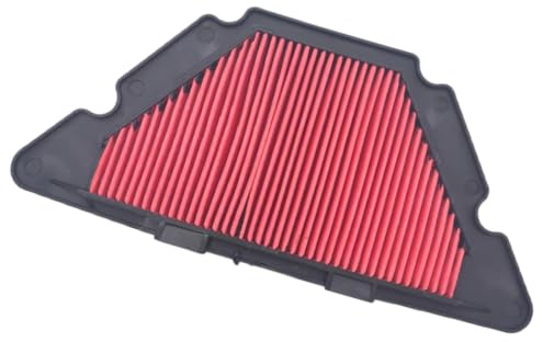 Kacepar Filtro de aire para motocicleta, limpiador de filtro de aire para motocicleta, filtro de admisión compatible con Yamaha XJ6 2009-2016 y más, rojo