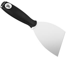 VKE Epoxy Spiked Roller Self Levelling,Self Levelling Tools,Extension Pole 162cm,Stainless Steel Scraper, Floor Construction Tool Spiked Roller,Spiked Shoes,Paint Scraper (Contains Blade only)