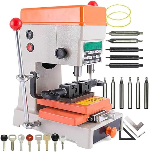 Vertical Key Cutting Machine for Precise Duplication, Ideal for Door and Car Locks