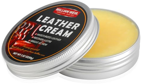 unillea Baume d’Entretien Cuir Incolore 100 ML, Graisse Nourrissante pour Chaussures, Canapés et Sièges Auto, Soin pour Cuir Lisse et Similicuir