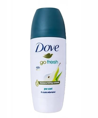 Dove Lot de 6 déodorants roll-on pour femme Parfum poire, 50 ml