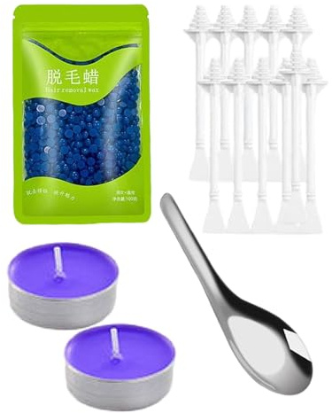 pour poils de nez - 50 g - 10 bâtonnets de nasale portable - Pour le visage, les oreilles, les lèvres, les sourcils, la moustache, les aisselles, le corps - Pour la beauté