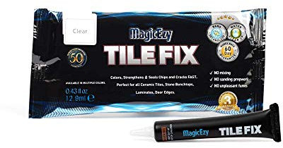 MagicEzy Tile Fix Les enduits colorés réparent les dégâts en quelques secondes (clair)