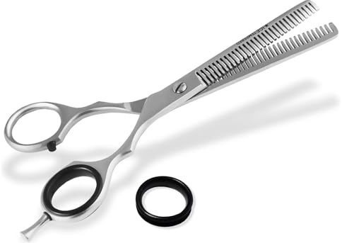 Profi Haarschere Friseurschere Effilierschere aus rostfreiem Edelstahl | Haarschneideschere mit Scharfer Schneide für ein perfekten Haarschnitt 15,24 cm