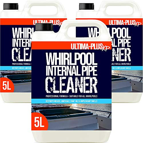 ULTIMA-PLUS XP Whirlpool Internal Pipe Cleaner - Deeply Cleans & Removes Limescale, Dirt & Odours - Suitable for all Whirlpools (15 Litres)