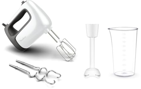 Batteur électrique Moulinex Prep'Mix+ HM461110 500 W Blanc