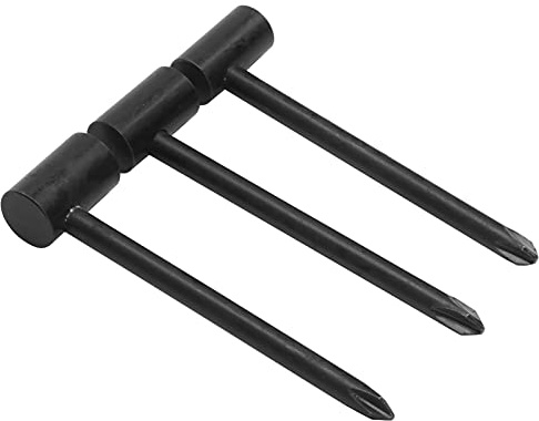 Halsstabschlüssel, Gitarrenhals-Einstellwerkzeug, Gitarrenhals-Einstellschlüssel, Zubehör, Metallphonzubehör (schwarz, 6,35 mm + 7 mm + 8 mm, drei Sätze)