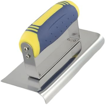 Fugenschneider, Edelstahl, Beton-Handschneider, Blau + Gelb + Silber, Fugenwerkzeug-Set für Gips-Zement-Veredelung (a)