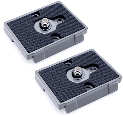 JZK 2 adattatori per montaggio a vite da 1/4 a sgancio rapido per fotocamera, compatibili con treppiede Manfrotto 200PL-14