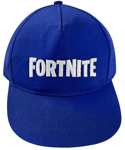 Fortnite Difuzed - Berretto da baseball unisex per bambini, regolabile, nero o blu, S/M/L, iconico cappello per fan dei videogiochi