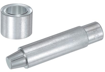 QUARKZMAN Ösenlochstanze Werkzeug, 17mm Ösen Setzer Hohlstanze für Lederhandwerk Kleidung Handtasche Stoff Vorhang Setzer