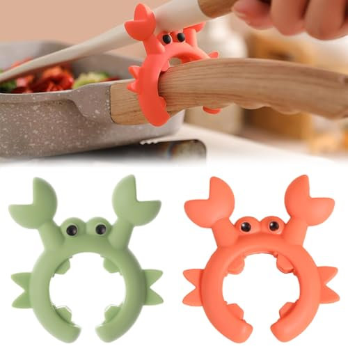 2 Pezzi Porta Coperchi Pentole in Silicone Antiebollizione, Riduci Gli Sfogamenti di Zuppe e Stufati, Gadgets da Cucina Fantastici