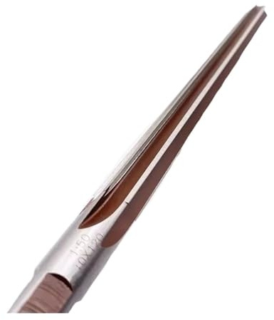 RTRCAGAKM 1:50 Taper Reamer Set 3-12mm Hand Reamer 9SiCr Straight Shank Reamer Engineering Tool(3-4-5-6-8-10-12)