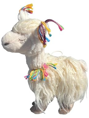 Wärmekissen Wärmetier Lama Alpaka 35 cm H gefüllt mit Kirschkern Kirschkernkissen für Mikrowelle oder Ofen by Sänger