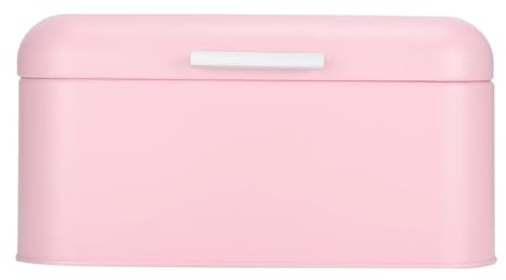 TXLEAPEY Caja for guardar pan, organizador de contenedores hierro rosa, estuche retro for el hogar, accesorios cocina