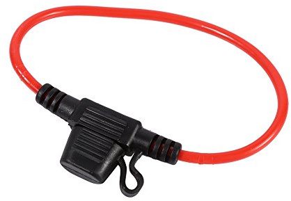 ZASCHMOY 5 Stück Auto-Inline-Vane/Wing-Sicherungshalter, Wasserdicht, Spritzwassergeschützt, Kleine Größe, 12 V, 30 A, für Automobilanwendungen