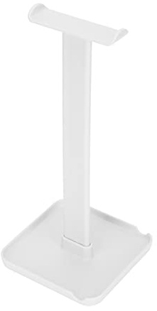 ZDETGU Hörlursställ ABS Utrymmesbesparande Universell Headsethållare för Spelbord Stabil Halkfri Design Flera Färger (Vit)
