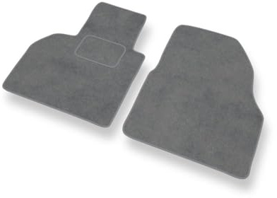 Mossa Fußmatten kompatibel mit Renault Kangoo II Van 2012-2021 2 STK. grau