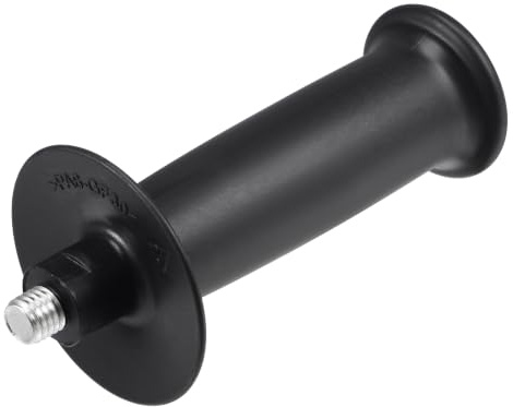 sourcing map Angle Broyeur Côté Poignée Auxiliaire M12 Fil Noir | pour Angle Meulage Plastique