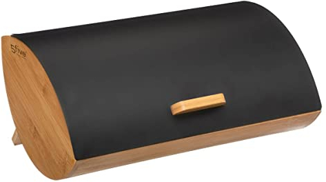 5five - boîte à pain black bambou 32cm