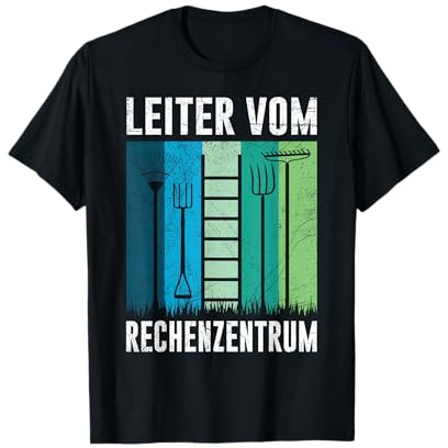 Leiter vom Rechenzentrum Gärner Garten IT Rechenzentrum T-Shirt