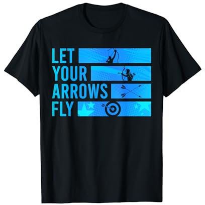 Bogensport, Bogenschütze, Bogenschießen, Pfeil und Bogen T-Shirt