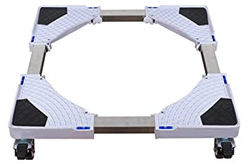 ZGPjubilant Washing Machine Stand Base Movable Washing Machine Stand Adjustable Base Length/Width 47-70cm Dryer And Refrigerator Trolley Air Conditioner Base Stand for Fridge Freezer Height 10