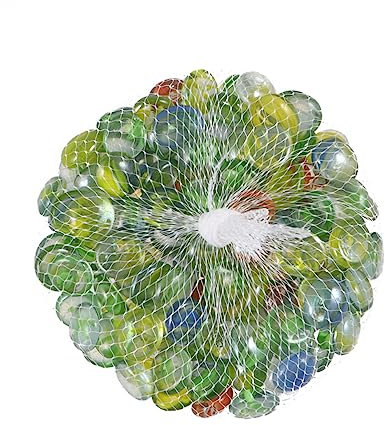 SEWOART Adornos Decorativos De Acuario Cuentas De Vidrio Planas Gravas Multifuncionales Para Decoración