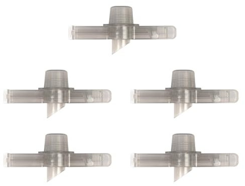 Lebensmittelbeutel-Clips, 5 x tragbare Küchen-Beutel-Clips, Verschluss-Beutel-Clips mit Ausgießern, Brotbeutelklemme, große Beutelklammern für Snacks, Chip-Tüten