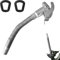 Sporgo Bidon d'essence Bec verseur : jerrican Bec verseur en acier inoxydable Bidon de remplissage Bidon flexible Bec verseur pour bidons d'essence 5 10 et 20 litres pour voiture, camion, bateau, moto