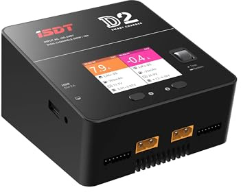 ISDT D2 Mark 2 200W 12A Netzteil Lipo Akku Batterie Balance Ladegerät Entlader AC DC Dual für Rc Modelle 1-6S Li-ion Life NiCd NiMH LiHV PB