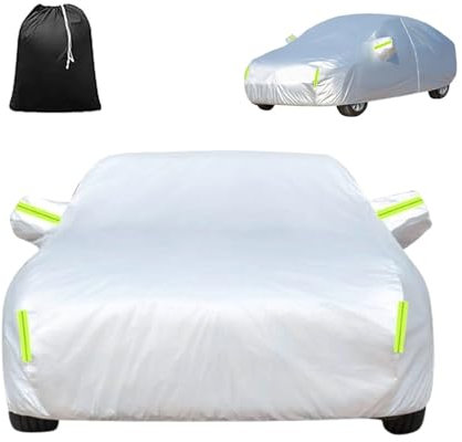 Autoabdeckung für 𝖠𝗎𝖽𝗂 A3 Auto Abdeckplane Autoabdeckung Vollgarage Winter Winddicht Schneedicht UV-Schutz Outdoor Auto Garage