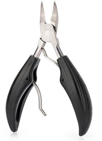 TRONCAMELO Tronchesino Unghie Professionale per Mani e Piedi, Tagliaunghie Ergonomico e Antiscivolo in Acciaio Inox, Perfetto per Unghie Spesse, Fragili e Difficili da Tagliare