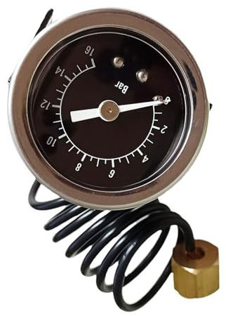 DAYnagh Alte Precisioni 16Bar Casco Pressione Adatto per Macchine per caffè Espresso con Facile Installazione E Letture Chiare