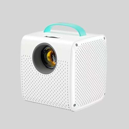 DreamFair Mini Projector, 1080P Support, Portable DLP Projector with HDMI/USB Connection, 50 ANSI Lumens, 20-70 Screen, Ideal for Laptop/PC/Smartphone