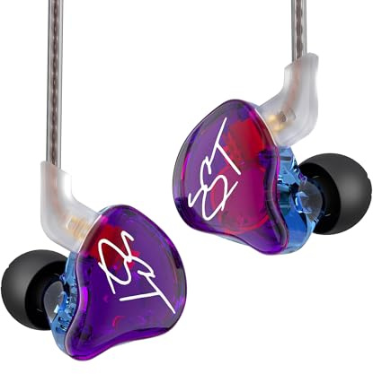 KZ ZST in Ear Monitor Headphone Hybrid Banlance Armature with Dynamic in-Ear Earphone 1BA+1DD Wired Earbuds HiFi Headset